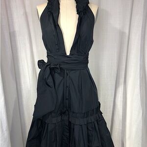 Vintage Black Halter Dress